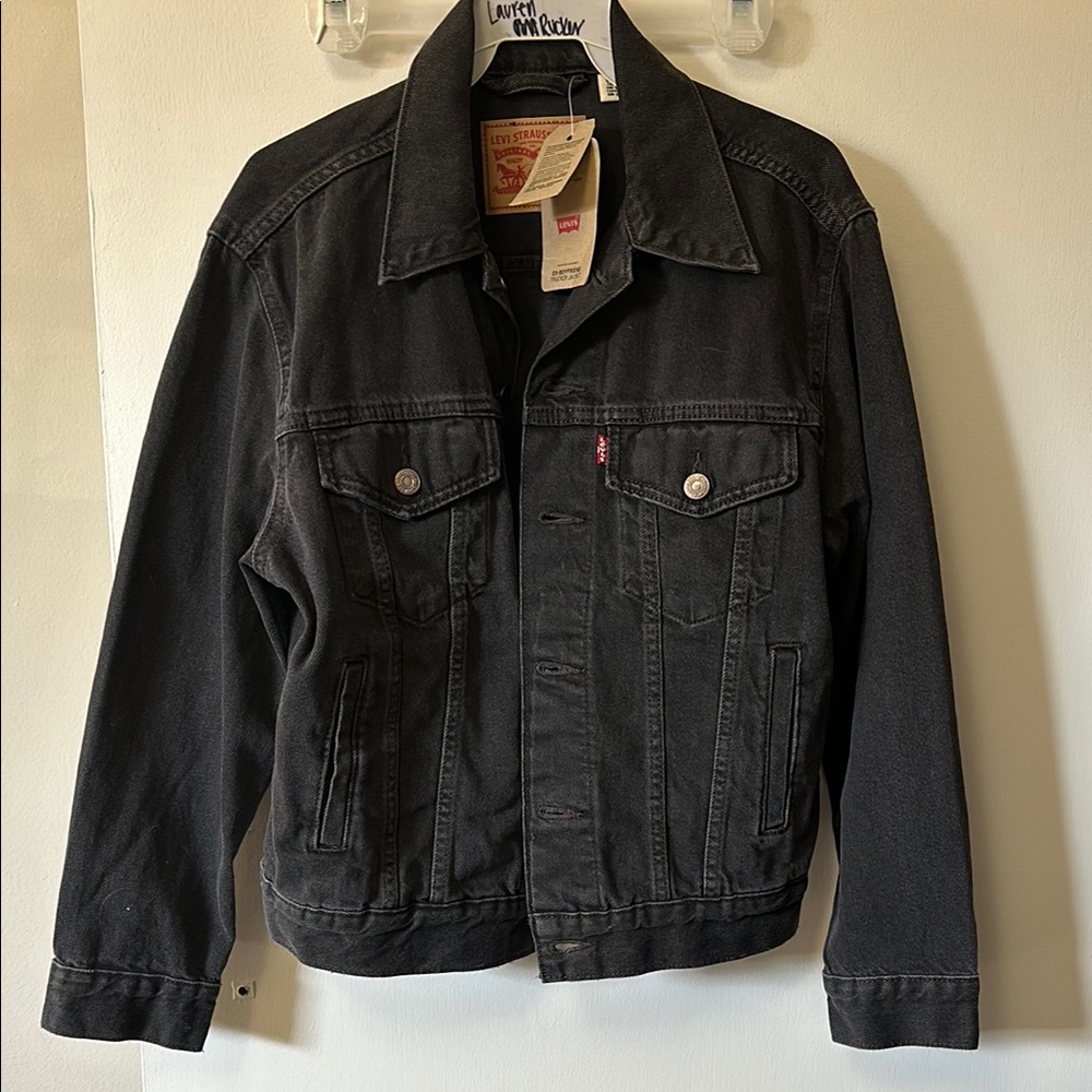 Levi's Ex-Boyfriend Black Denim Jacket